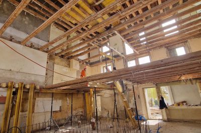 Transformation d’un immeuble et rénovation d’une boulangerie