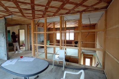 Transformation d’une maison villageoise