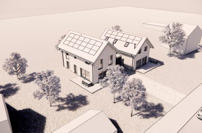 Construction de deux maisons mitoyennes