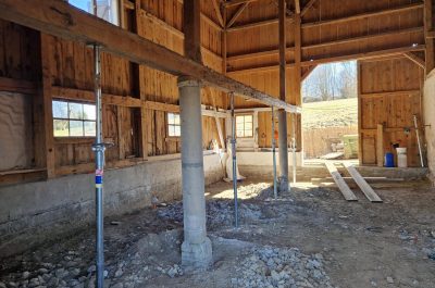 Transformation d’une ferme en appartements